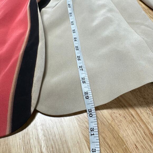 Akris NWT Antea Linia Print 100% Mulberry Silk Crepe Jacket Size US 10 Designer - Picture 11 of 11